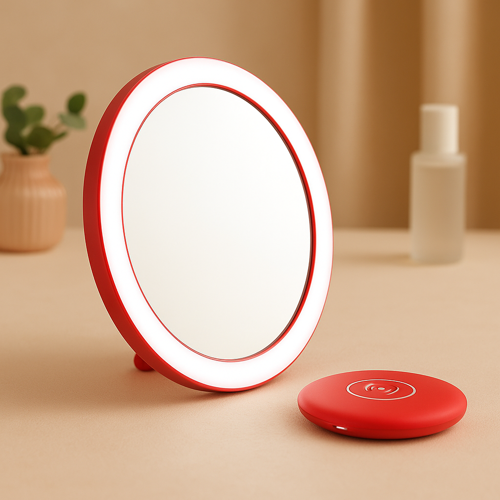 Rechargeable LED Makeup Mirror